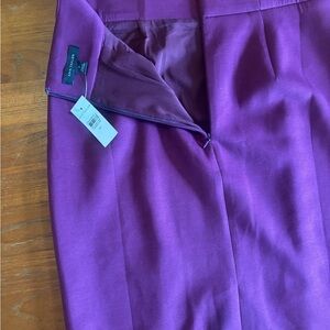 NWT Ann Taylor Deep Purple Skirt size 10